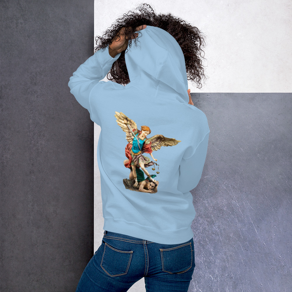 st michael archangel (colour) women's hoodie st michael archangel (colour) women's hoodie