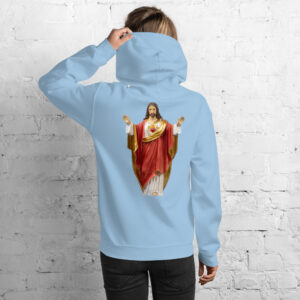 sacred heart of jesus women's hoodie
