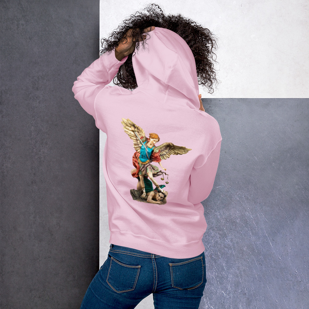 st michael archangel (colour) women's hoodie st michael archangel (colour) women's hoodie