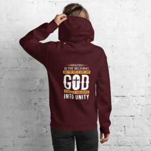 faith and love women's hoodie