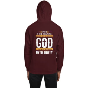 faith and love men's hoodie