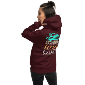 faith and love women's hoodie
