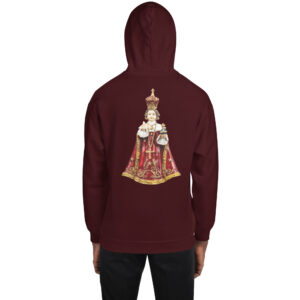 infant of prague men's hoodie