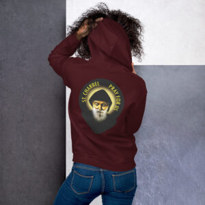 st charbel pray for us women's hoodie