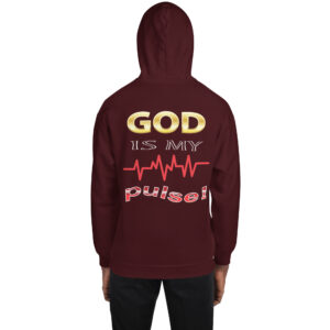 god is my pulse men's hoodie