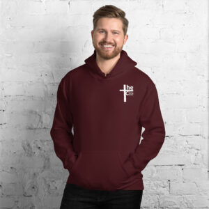 faith and love men's hoodie