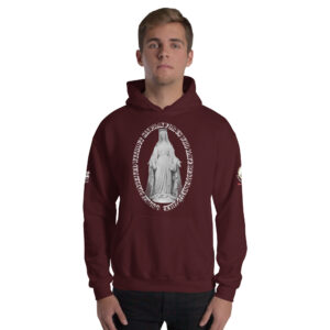 miraculous medal men's hoodie