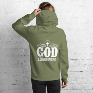 i came, i saw, god conquered women's hoodie