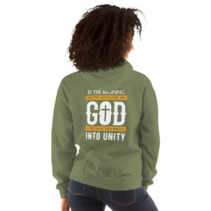 faith and love women's christian hoodie