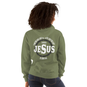 i am the way, the truth and the life women's christian hoodie