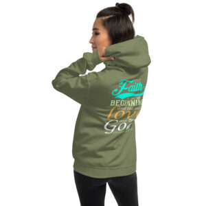 faith and love women's hoodie