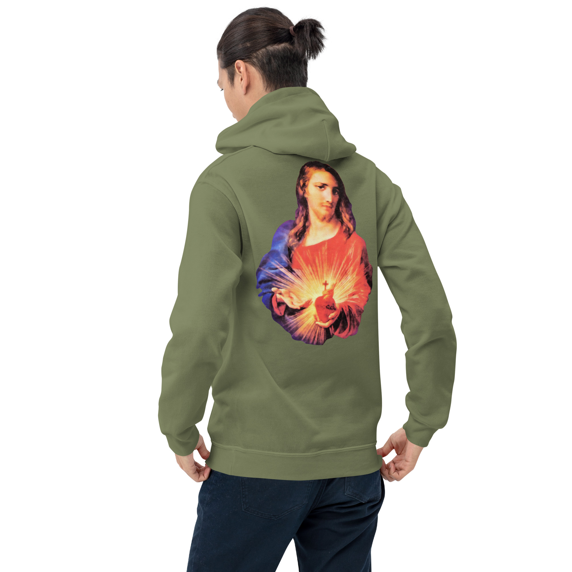 sacred heart of jesus men's hoodie sacred heart of jesus men's hoodie