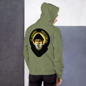 st charbel pray for us men's hoodie