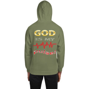 god is my pulse men's hoodie