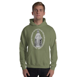 miraculous medal men's hoodie