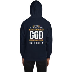 faith and love men's hoodie