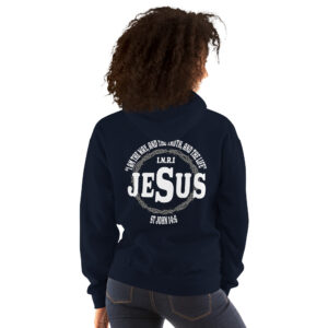 i am the way, the truth and the life women's christian hoodie