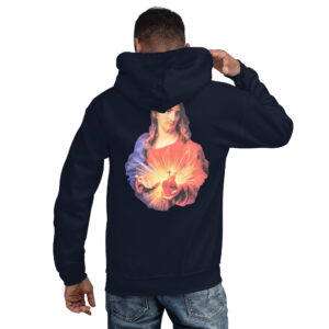 sacred heart of jesus men's hoodie