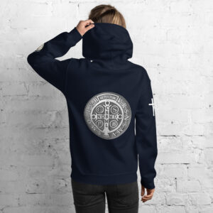 st benedict medal women's hoodie