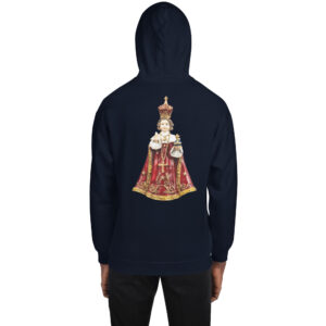 infant of prague men's hoodie