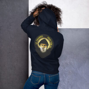 st charbel pray for us women's hoodie