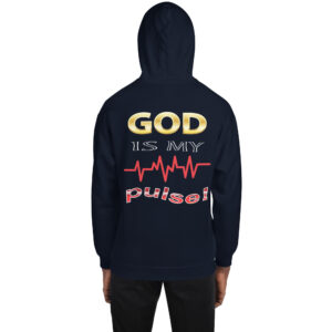 god is my pulse men's hoodie