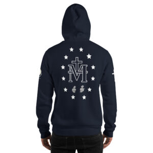 miraculous medal men's hoodie