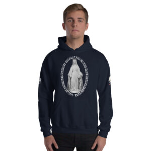 miraculous medal men's hoodie