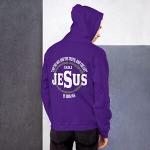 i am the way, the truth and the life men's christian hoodie