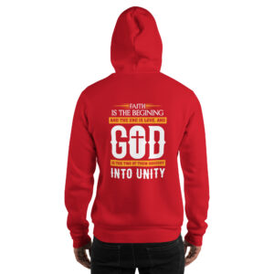 faith and love men's hoodie