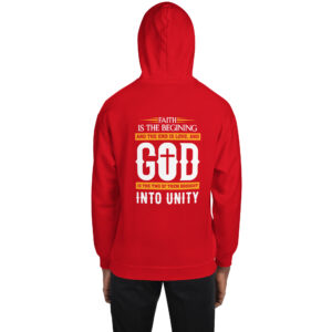 faith and love men's hoodie