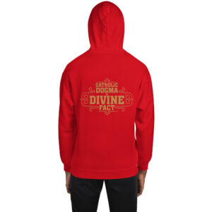 catholic dogma is divine fact men's hoodie