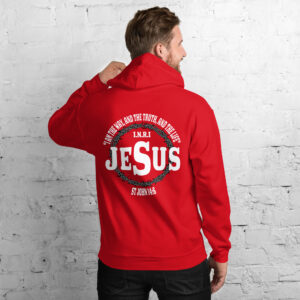 i am the way, the truth and the life men's hoodie