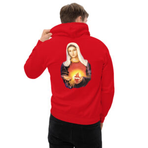 immaculate heart of mary men's hoodie