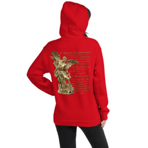 Women's Range st michael archangel with prayer women's hoodie