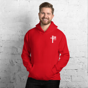 faith and love men's hoodie