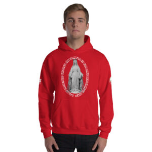 miraculous medal men's hoodie