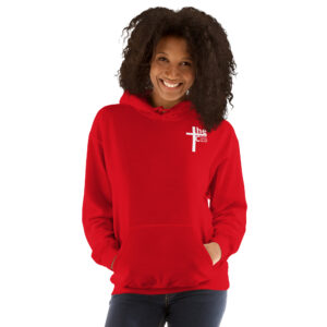 face of jesus on cross women's hoodie
