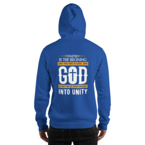 faith and love men's hoodie