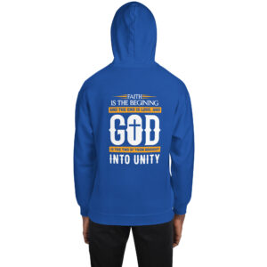 faith and love men's hoodie
