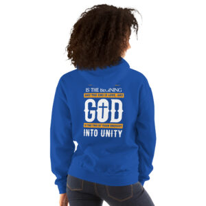 faith and love women's christian hoodie