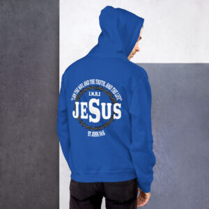 i am the way, the truth and the life men's christian hoodie