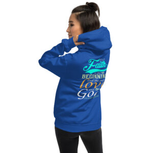faith and love women's hoodie