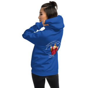sacred heart of jesus st margaret mary 1675 women's hoodie