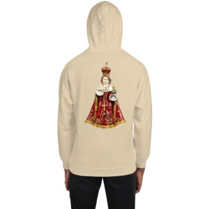 infant of prague men's hoodie
