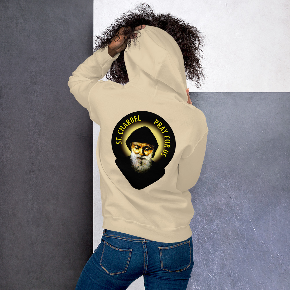 st charbel pray for us women's hoodie st charbel pray for us women's hoodie