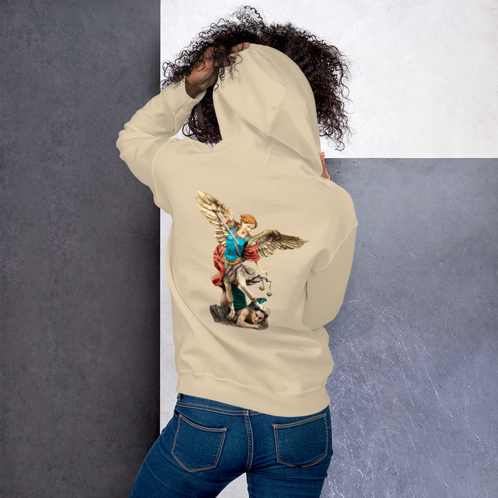 st michael archangel (colour) women's hoodie st michael archangel (colour) women's hoodie