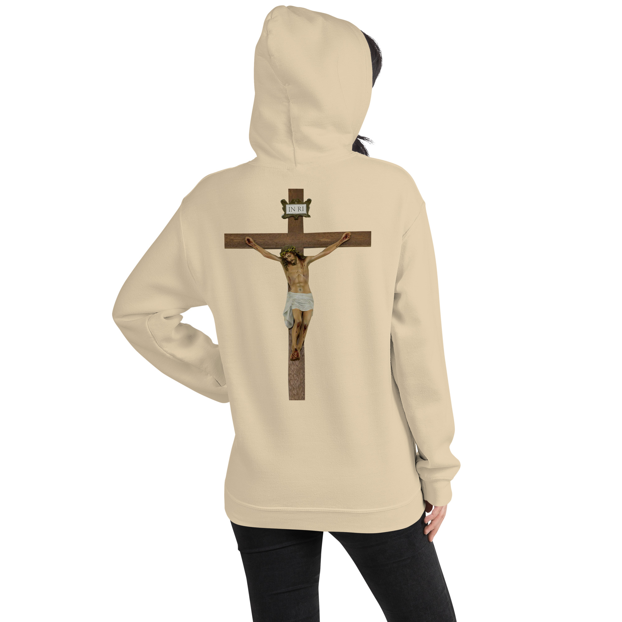 jesus crucified women's hoodie jesus crucified women's hoodie