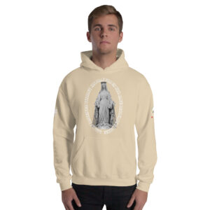 miraculous medal men's hoodie