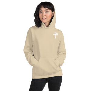 jesus crucified women's hoodie